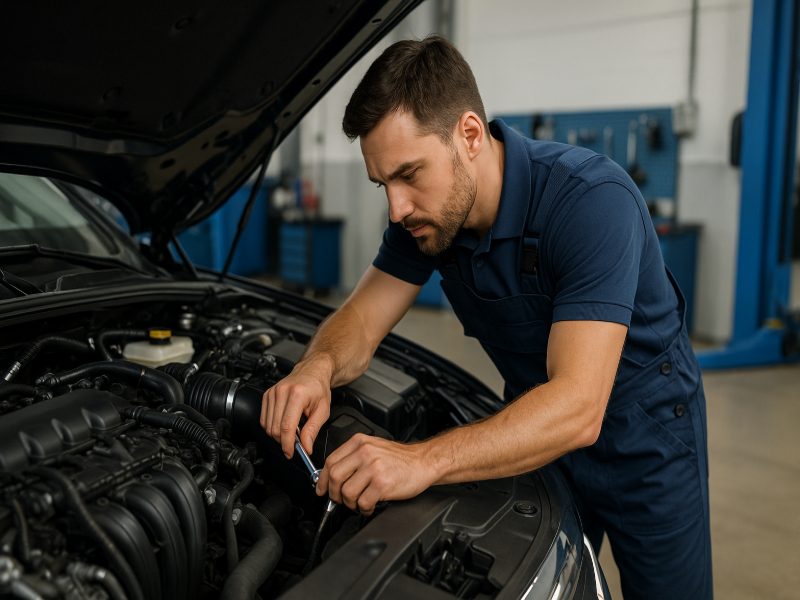Ремонт двигателя автомобиля