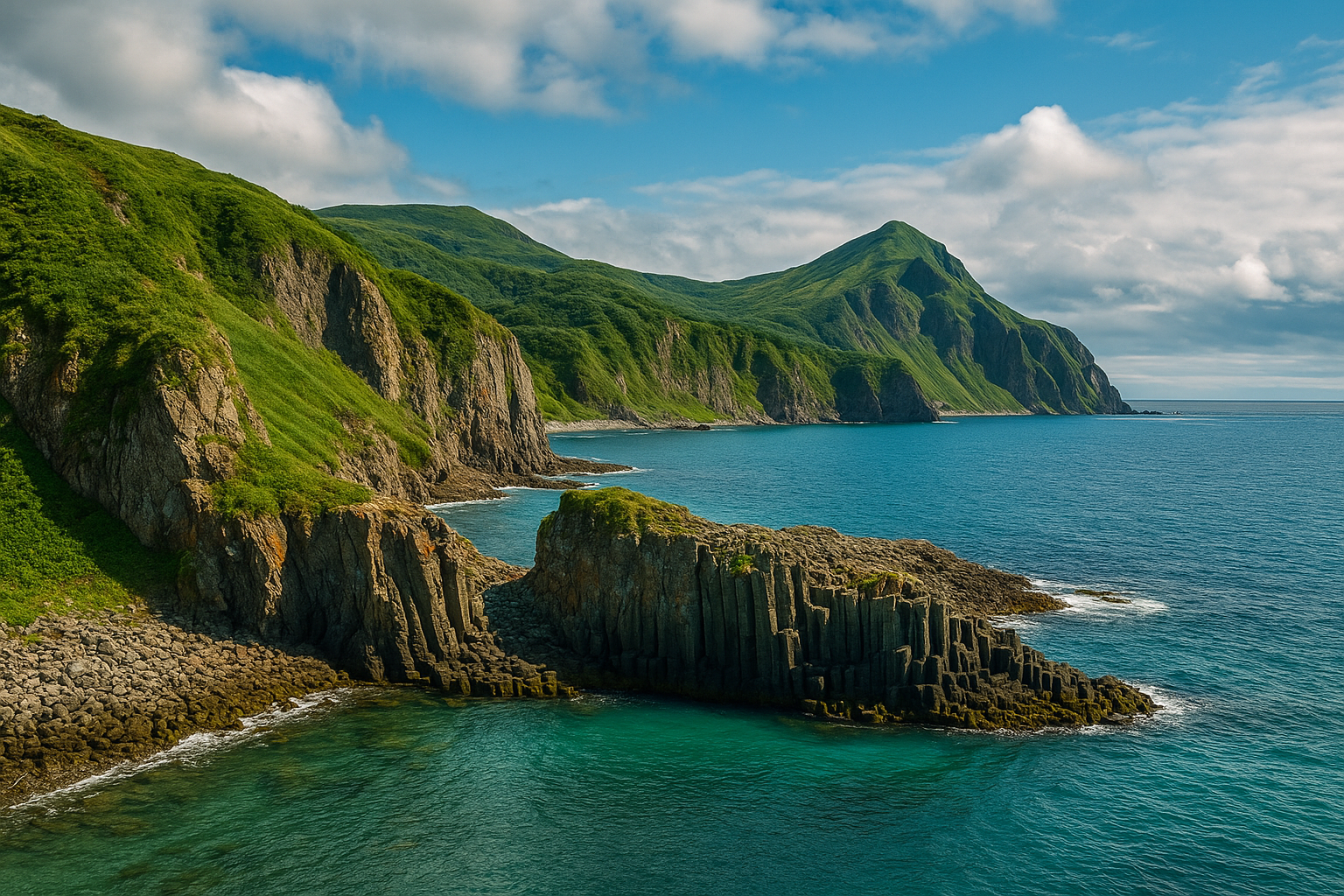 Берег Курильских островов